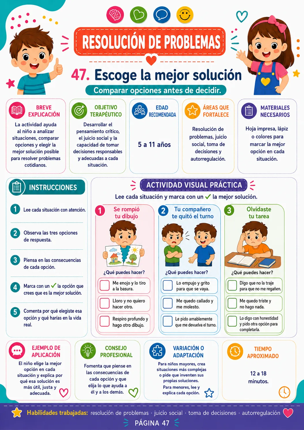 Recurso terapéutico 3 del Kit Consultorio Lúdico