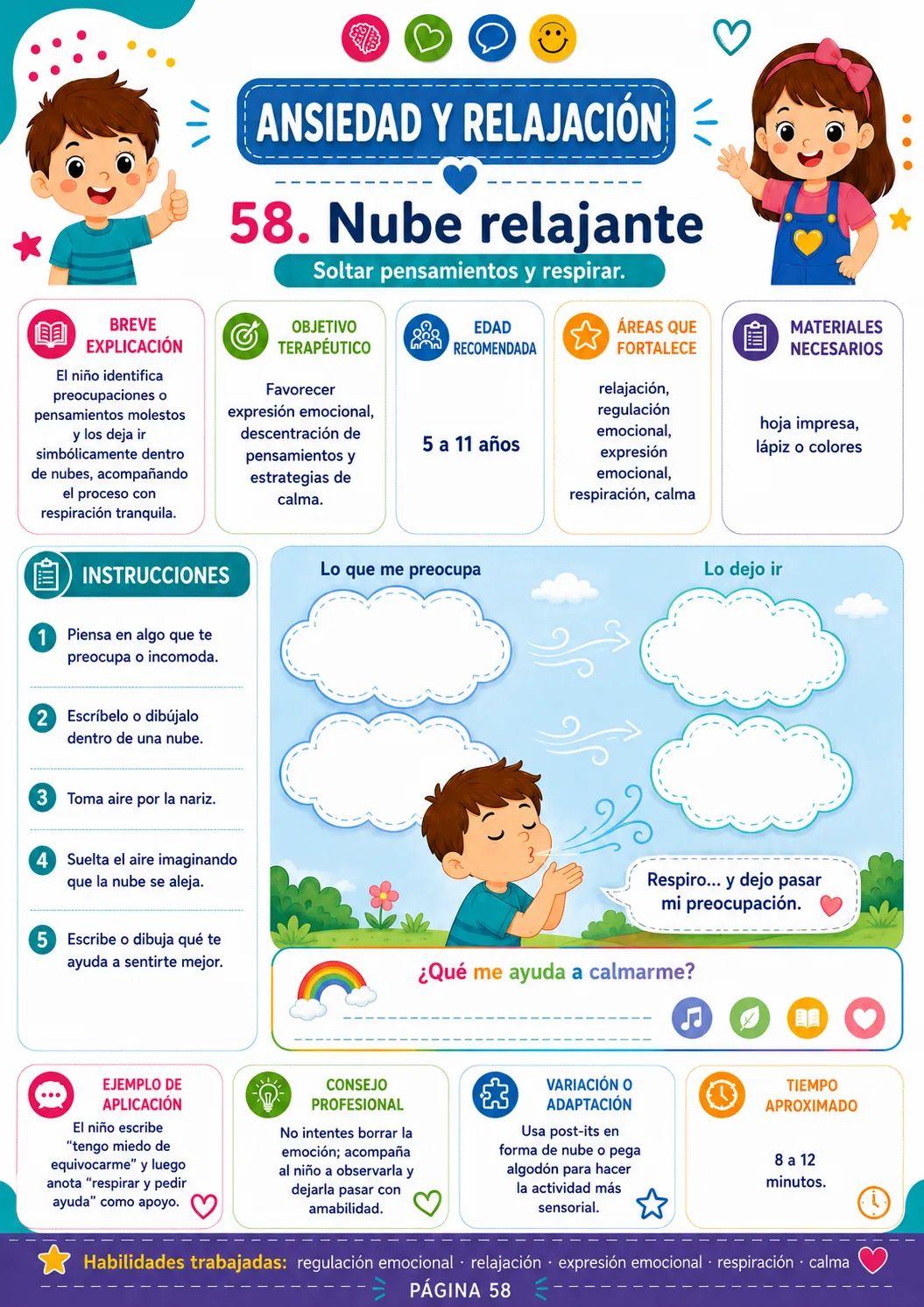 Recurso terapéutico 5 del Kit Consultorio Lúdico